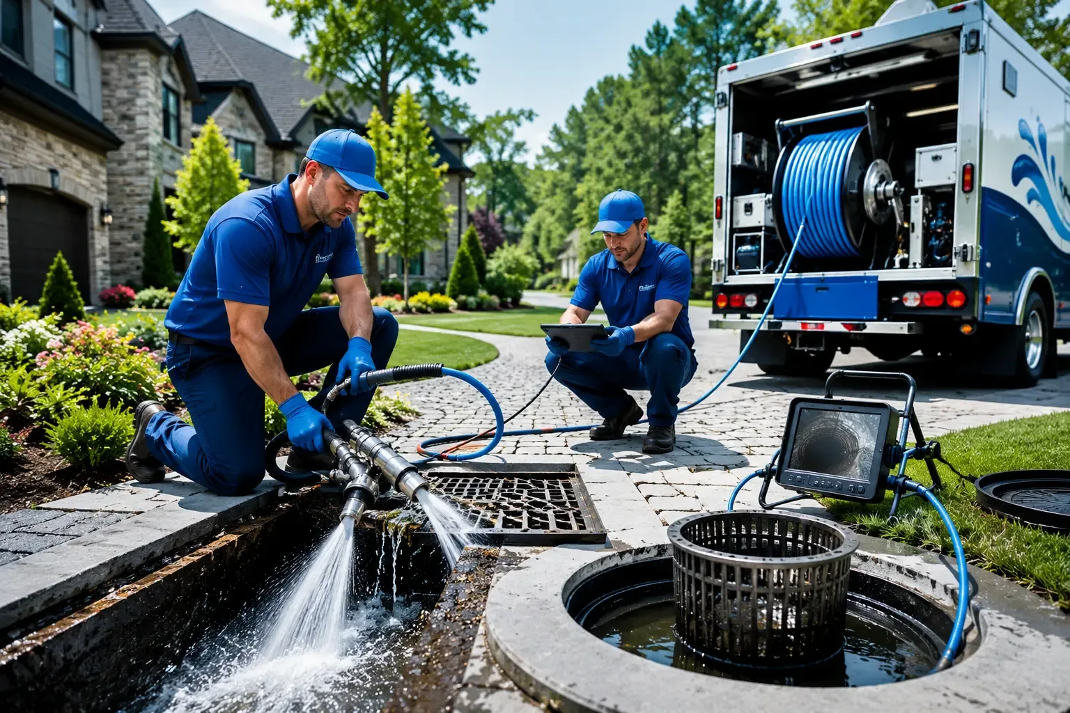 Local outdoor drain cleaning professionals in Luxemburg, WI