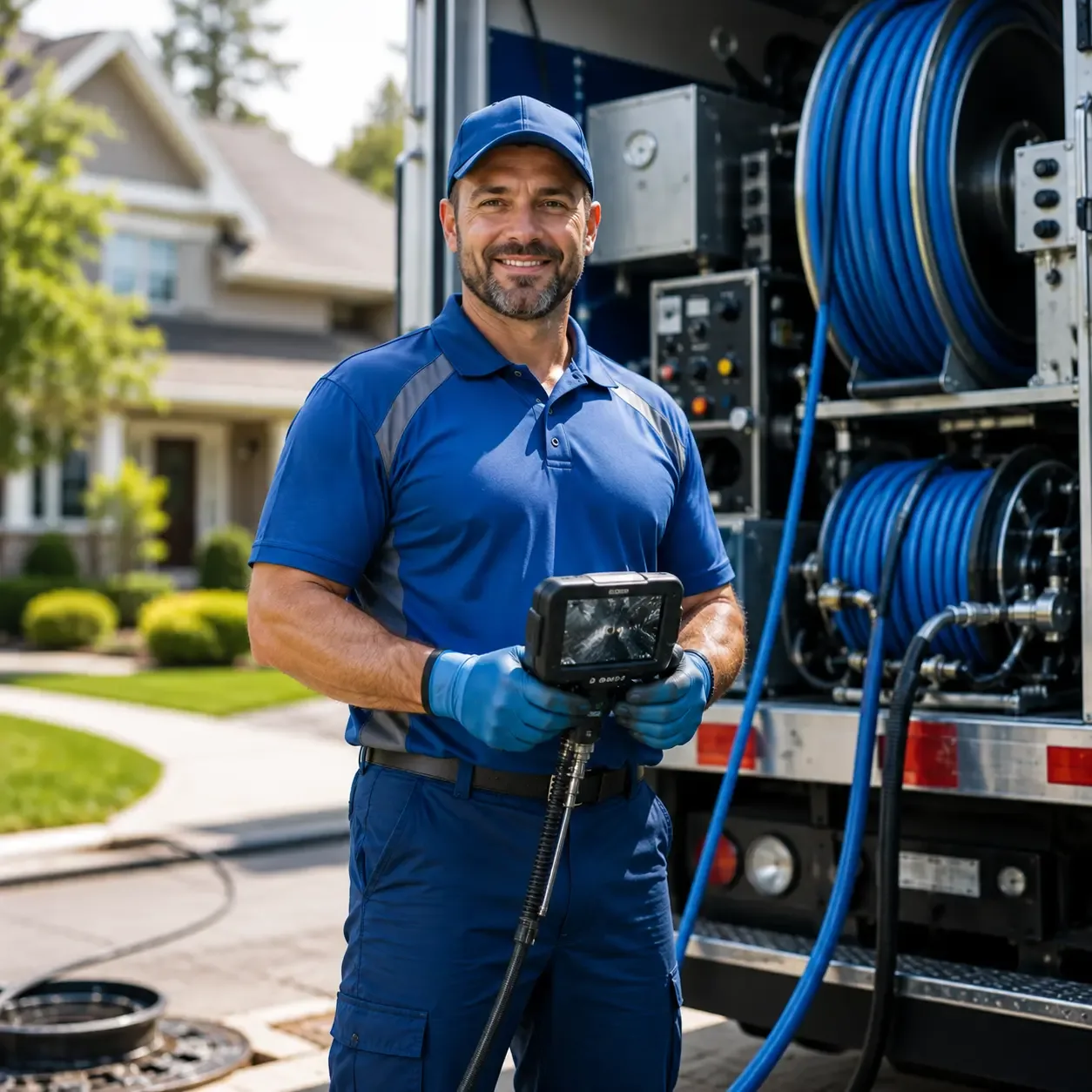 Local outdoor drain cleaning specialists in Luxemburg, WI